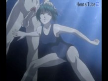 Hentai Dude Fucked Chick in Pool